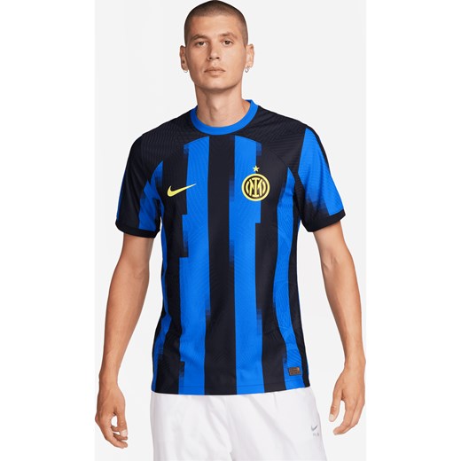 Męska koszulka piłkarska Inter Mediolan Match 2023/24 (wersja domowa) - Niebieski ze sklepu Nike poland w kategorii T-shirty męskie - zdjęcie 161610046