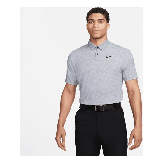 Męska koszulka polo do golfa Nike Dri-FIT Tour - Niebieski ze sklepu Nike poland w kategorii T-shirty męskie - zdjęcie 161610095