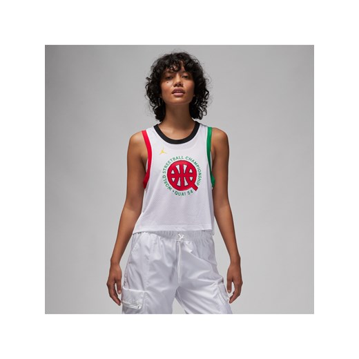 Damska koszulka z dżerseju bez rękawów Jordan Quai 54 - Biel ze sklepu Nike poland w kategorii Bluzki damskie - zdjęcie 161610395