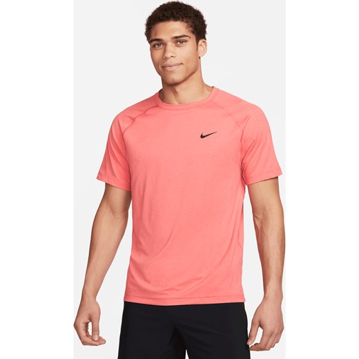 Męska koszulka z krótkim rękawem do fitnessu Dri-FIT Nike Ready - Czerwony Nike M Nike poland