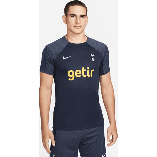 Męska dzianinowa koszulka piłkarska Nike Dri-FIT Tottenham Hotspur Strike - Niebieski ze sklepu Nike poland w kategorii T-shirty męskie - zdjęcie 161610467
