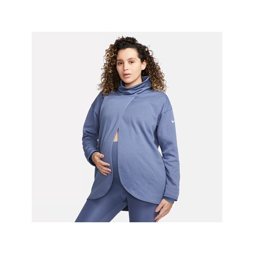Damska dwustronna bluza ciążowa Nike (M) - Niebieski ze sklepu Nike poland w kategorii Bluzy ciążowe - zdjęcie 161610505