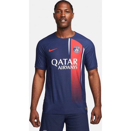 Męska koszulka piłkarska Nike Dri-FIT ADV Paris Saint-Germain Match 2023/24 (wersja domowa) - Niebieski ze sklepu Nike poland w kategorii T-shirty męskie - zdjęcie 161610788