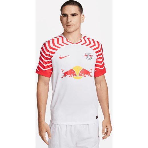 Męska koszulka piłkarska Nike Dri-FIT RB Leipzig Stadium 2023/24 (wersja domowa) - Biel ze sklepu Nike poland w kategorii T-shirty męskie - zdjęcie 161610939