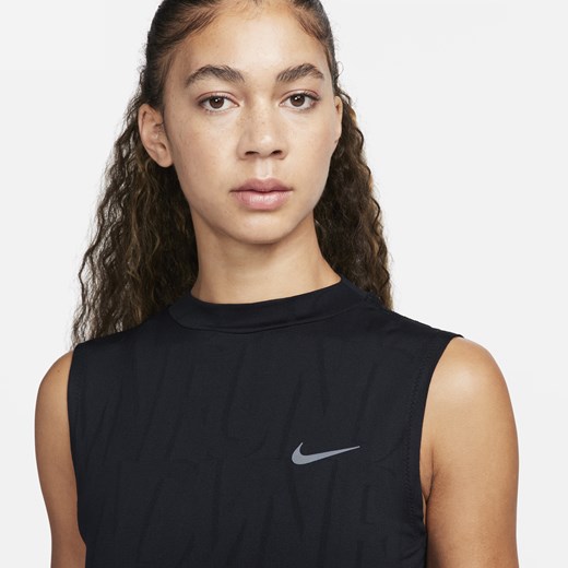 Bluzka damska Nike bez rękawów z okrągłym dekoltem sportowa 