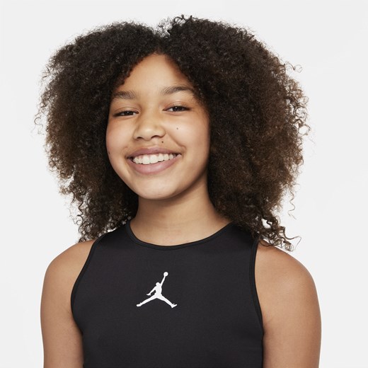 Koszulka bez rękawów dla dużych dzieci (dziewcząt) Jordan - Czerń Jordan XL Nike poland