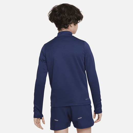 Koszulka treningowa z zamkiem 1/2 dla dużych dzieci (chłopców) Nike Dri-FIT Nike XL wyprzedaż Nike poland