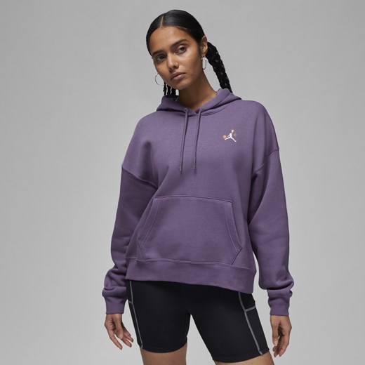 Damska bluza z kapturem Jordan - Fiolet Jordan XL (EU 48-50) Nike poland