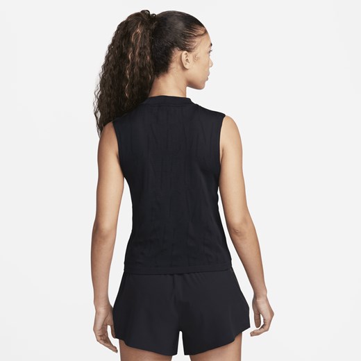 Bluzka damska Nike z okrągłym dekoltem bez rękawów 