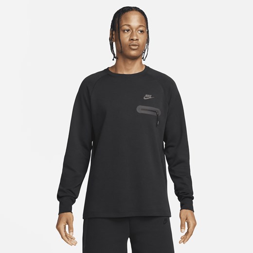 Męska koszulka z długim rękawem Nike Tech Fleece Lightweight - Czerń Nike XXL Nike poland