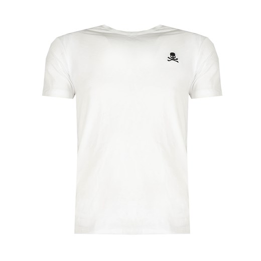 Philipp Plein T-shirt &quot;Girocollo&quot; | UTPG11 | Girocollo | Biały XXL wyprzedaż ubierzsie.com