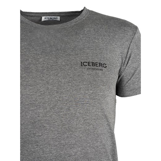 Iceberg T-shirt &quot;C-neck&quot; | ICE1UTS01 | Szary Iceberg L wyprzedaż ubierzsie.com
