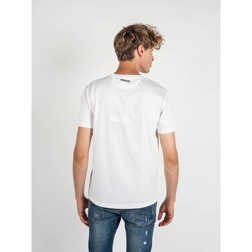 Les Hommes T-shirt | LLT215-717P | Round Neck T-Shirt | Biały Les Hommes XL okazja ubierzsie.com