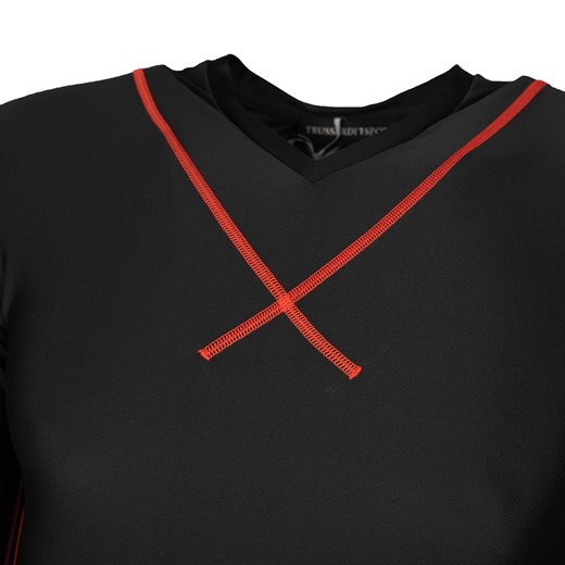 Trussardi Longsleeve | 40T00025 1T000879 | T-shirt Long Sleeves | Czarny, Trussardi XL wyprzedaż ubierzsie.com