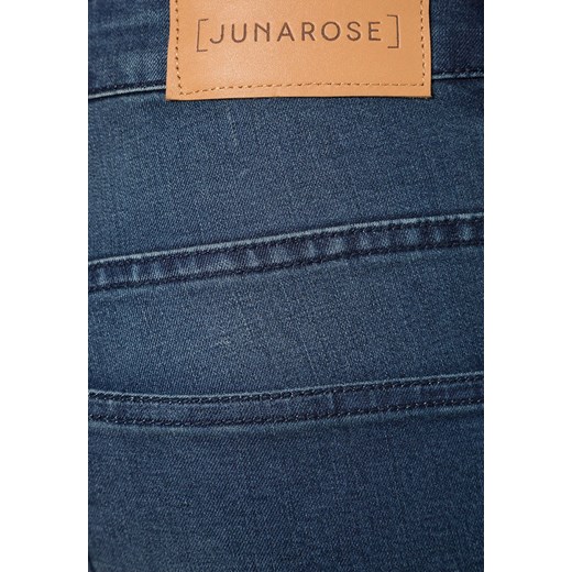 Junarose JRFIVE Jeansy Slim fit dark blue zalando brazowy mat