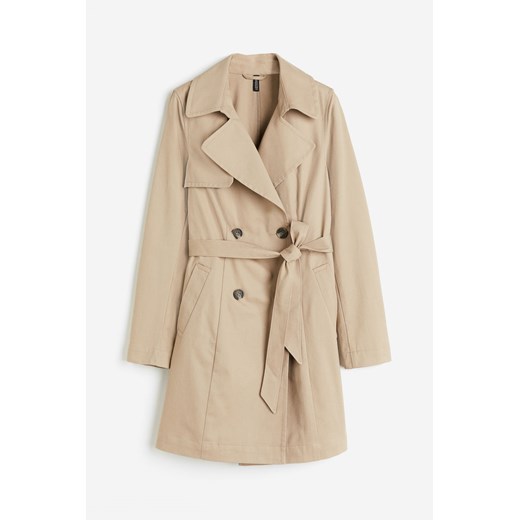 H & M - Bawełniany trencz - Beżowy H & M Dostępne inne rozmiary H&M