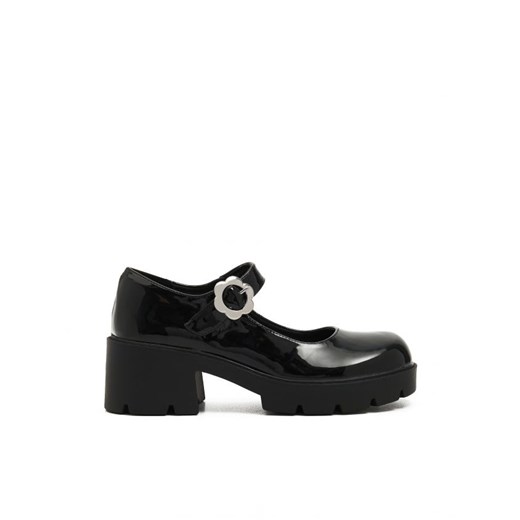 Cropp - Czarne buty Mary Jane na obcasie - czarny ze sklepu Cropp w kategorii Półbuty damskie - zdjęcie 161635696