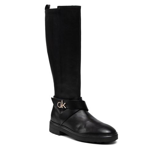 Oficerki Calvin Klein Knee Boot 20 W/Dhw HW0HW00607 Ck Black BAX Calvin Klein 39 eobuwie.pl