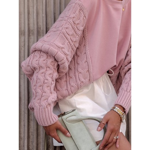 Sweter Vivero Pudrowy Lisa Mayo uniwersalny Lisa Mayo
