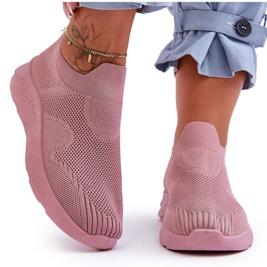 Buty sportowe damskie z tworzywa sztucznego na płaskiej podeszwie 