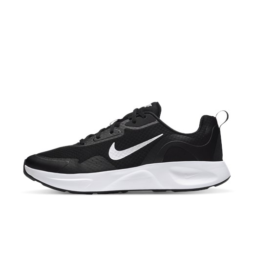 Czarne buty sportowe męskie Nike na wiosnę sznurowane 