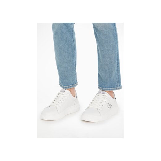 Buty sportowe męskie Calvin Klein białe sznurowane 
