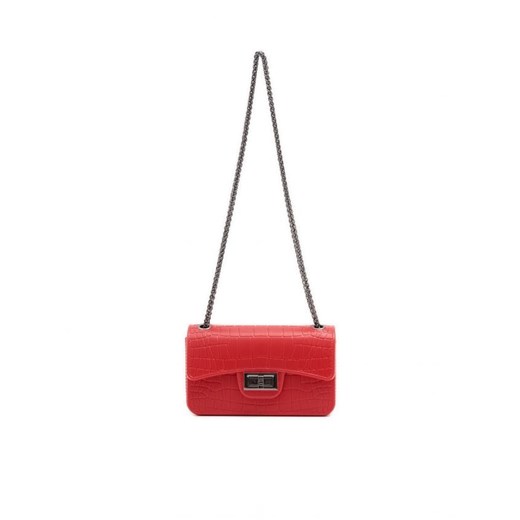 Cropp - Czerwona torebka z łańcuszkiem - czerwony Cropp Uniwersalny okazyjna cena Cropp