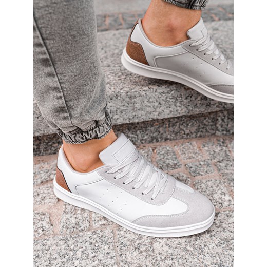 Buty męskie trampki OLDSCHOOL - beżowe T373 41 okazja ombre