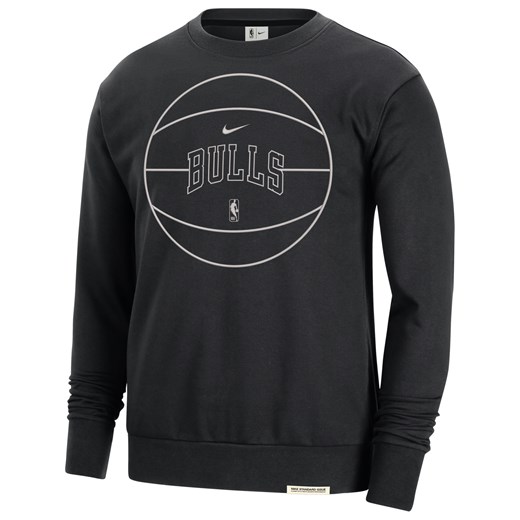 Męska bluza dresowa Nike Dri-FIT NBA Chicago Bulls Standard Issue - Czerń ze sklepu Nike poland w kategorii Bluzy męskie - zdjęcie 161660965