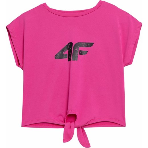 Koszulka dziewczęca 4FJAW23TFTSF431 4F ze sklepu SPORT-SHOP.pl w kategorii Bluzki dziewczęce - zdjęcie 161664327