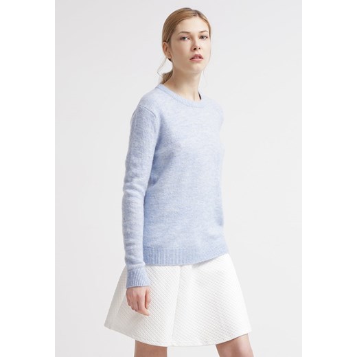Bik Bok ALICIA Sweter light blue zalando niebieski mat