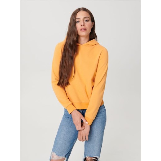 Sinsay - Bluza z kapturem - żółty Sinsay S Sinsay
