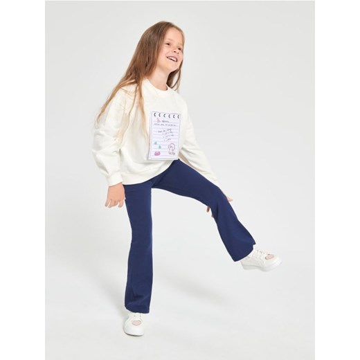 Sinsay - Komplet: bluza i spodnie - granatowy Sinsay 134 Sinsay