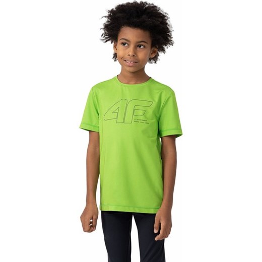 T-shirt chłopięce 4F z krótkim rękawem z elastanu 