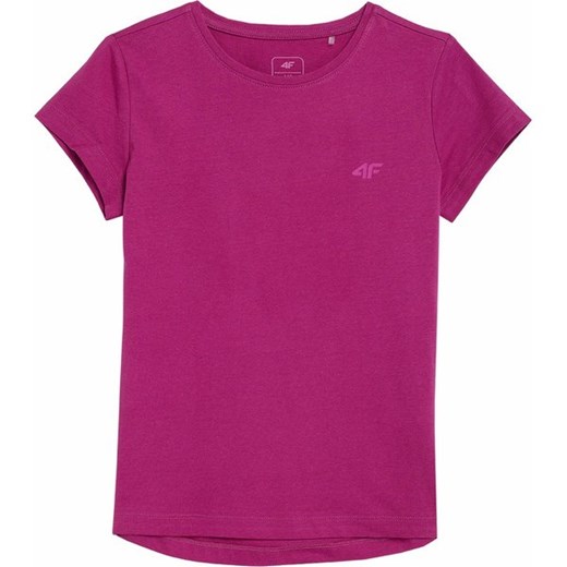 Koszulka dziewczęca 4FJAW23TTSHF0816 4F ze sklepu SPORT-SHOP.pl w kategorii Bluzki dziewczęce - zdjęcie 161687267