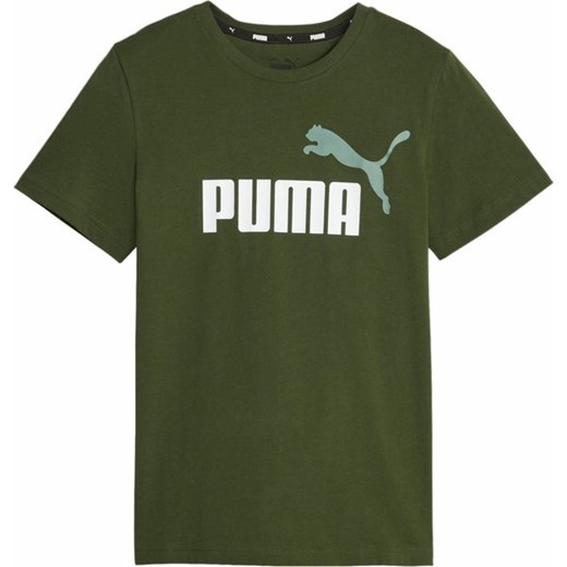 Koszulka juniorska Essentials+ 2 Colour Logo Tee Puma ze sklepu SPORT-SHOP.pl w kategorii T-shirty chłopięce - zdjęcie 161687288