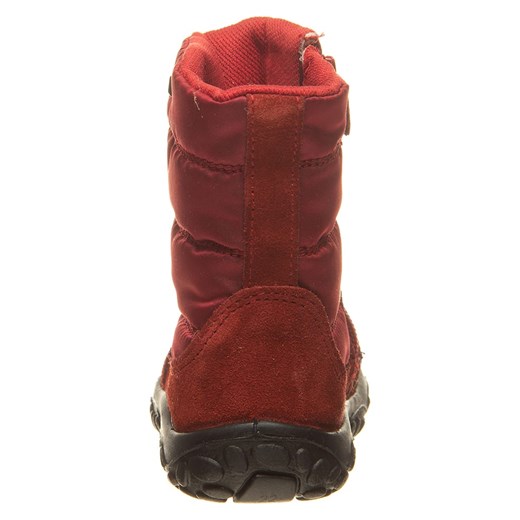 Buty zimowe dziecięce Naturino czerwone bez zapięcia 