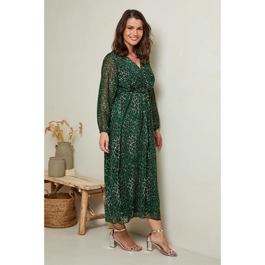 Curvy Lady Sukienka w kolorze zielonym Curvy Lady 40/42 wyprzedaż Limango Polska