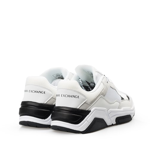 Armani Exchange Sneakersy | XUX026 XV070 | Biały Armani Exchange 40,5 ubierzsie.com okazyjna cena