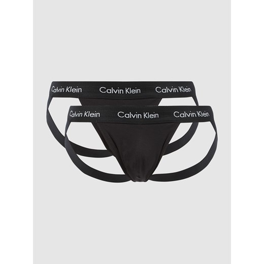 Majtki typu tanga z detalami z logo Calvin Klein Underwear M Peek&Cloppenburg  promocja