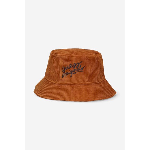 Guess Originals kapelusz bawełniany kolor pomarańczowy bawełniany M2BZ16.WEUX0-G1S9 ze sklepu ANSWEAR.com w kategorii Kapelusze męskie - zdjęcie 161707147