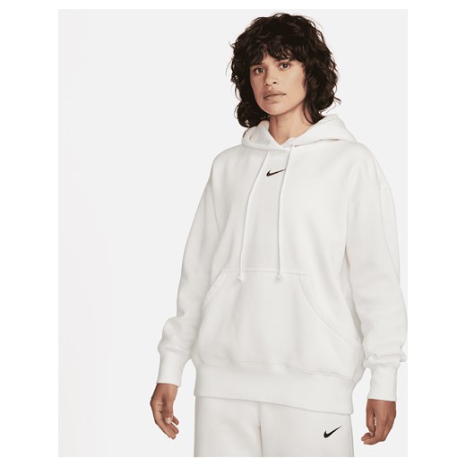 Damska bluza z kapturem o kroju oversize Nike Sportswear Phoenix Fleece - Biel Nike M (EU 40-42) okazja Nike poland