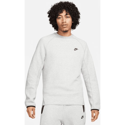 Bluza męska Nike Sportswear Tech Fleece - Szary ze sklepu Nike poland w kategorii Bluzy męskie - zdjęcie 161708385