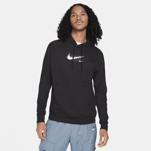 Bluza męska czarna Nike z polaru 