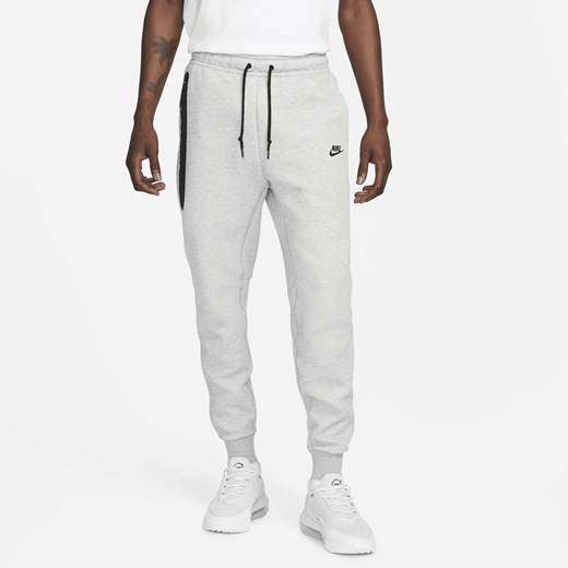 Męskie spodnie dresowe o dopasowanym kroju Nike Sportswear Tech Fleece - Szary Nike L Nike poland