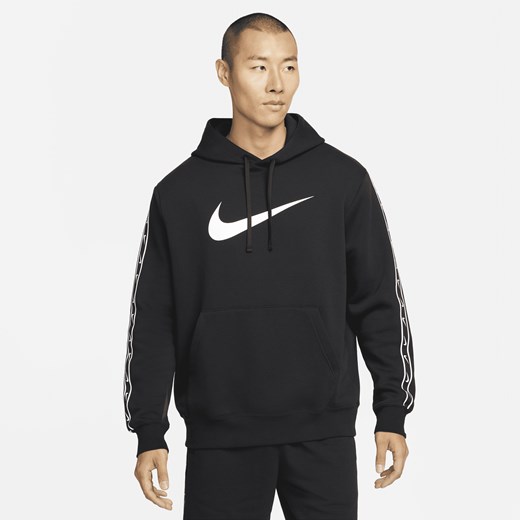 Męska dzianinowa bluza z kapturem Nike Sportswear Repeat - Czerń Nike XS Nike poland