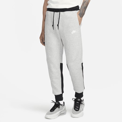 Męskie spodnie dresowe o dopasowanym kroju Nike Sportswear Tech Fleece - Szary Nike 2XL Nike poland
