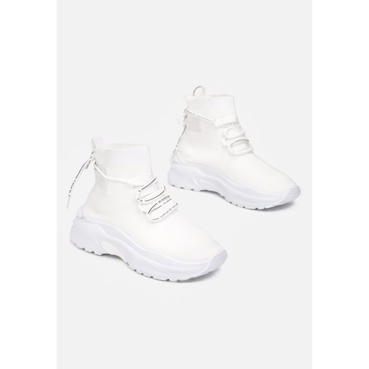 Białe Sneakersy Diomerine Renee 38 wyprzedaż renee.pl