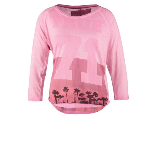 True Religion PALM Tshirt z nadrukiem pink zalando rozowy abstrakcyjne wzory