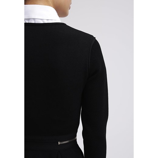 Elisabetta Franchi Kurtka wiosenna nero zalando czarny długie